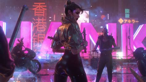 Cyberpunk Anime Girl 4K Dynamic Wallpaper