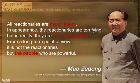 Quotes from Mao Zedong on how to respond to US imperialism - Global Times