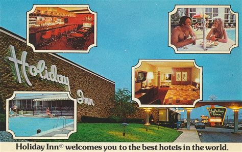 an advertisement for the holiday inn