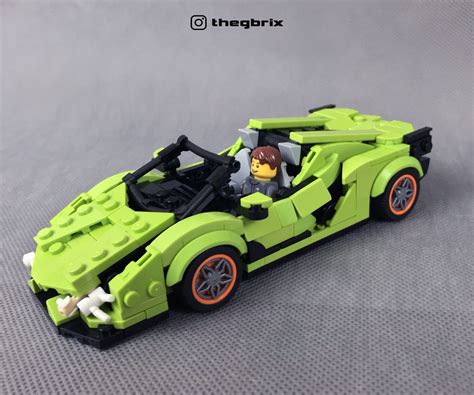 Lamborghini Sian Roadster MOC | Lego cars, Lego speed champions, Lego road