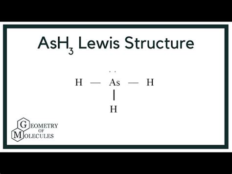 AsH3 Lewis Structure (Arsenic Trihydride) - YouTube