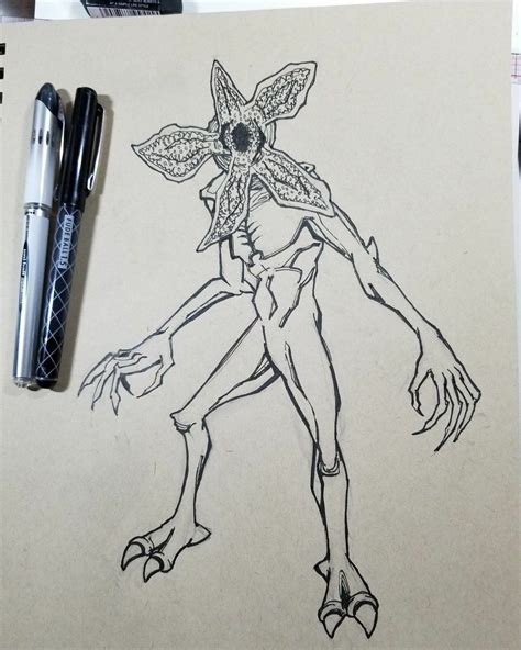 Demogorgon | Dibujos terroríficos, Dibujos garabateados, Dibujos detallados