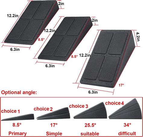 Squat Wedge Adjustable Non-Slip Squat Ramp Deadlift Wedge