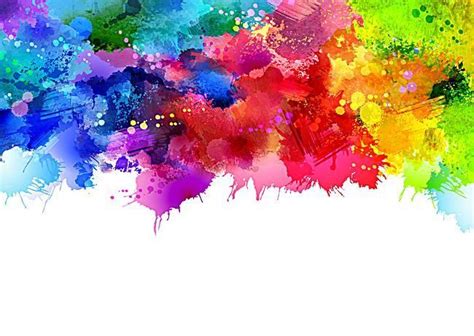 Colorful Watercolor Ink Splashes Vector Background | Fundo de pintura ...