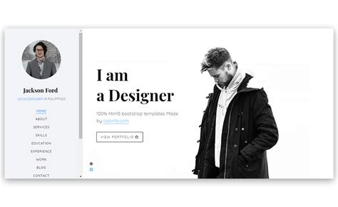 Portfolio Website Templates Free Download Html With Css - FREE ...