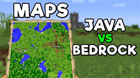 How to Make a Map in Minecraft - Java VS Bedrock - YouTube