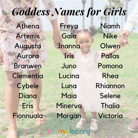 Goddess names for girls are strong and feminine. They're heating up in ...