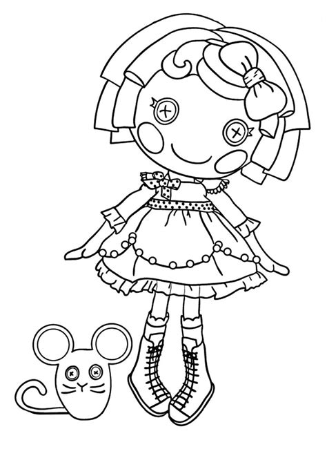 Lalaloopsy Coloring Pages Lineart Lalaloopsy Dolls Coloring Books ...