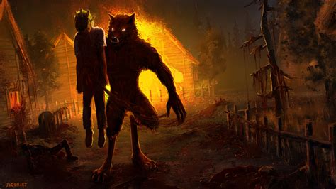 ArtStation - Werewolf massacre