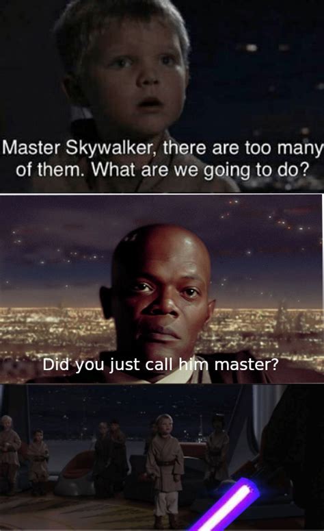 "Master" Skywalker? | Younglings | Know Your Meme