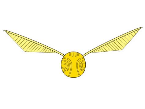 Harry Potter Golden Snitch Drawing at PaintingValley.com | Explore ...