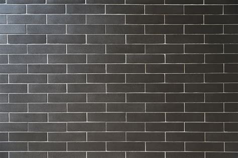 Black Brick Wall Stock Photo - Download Image Now - Tiled Floor, Tile ...