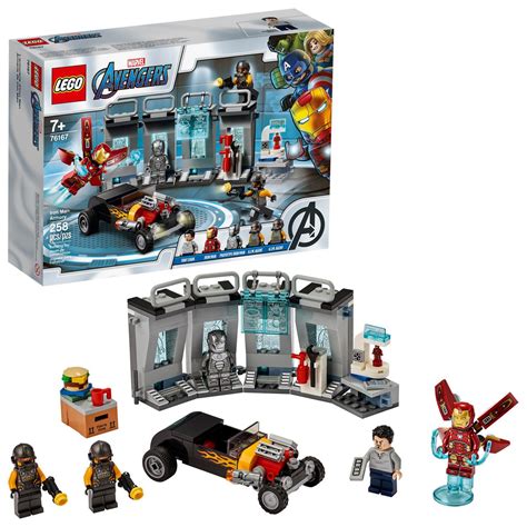 LEGO Marvel Avengers Iron Man Armory 76167 Toy Building Kit (258 Pieces ...