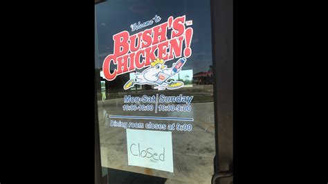 Multiple Bush's Chicken locations close doors | cbs19.tv