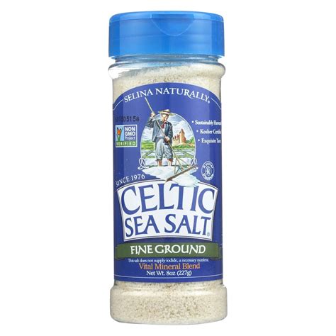 Amazon.com : Celtic Sea Salt Fine Ground - 8 oz Shaker - Bulk 6 Pack ...