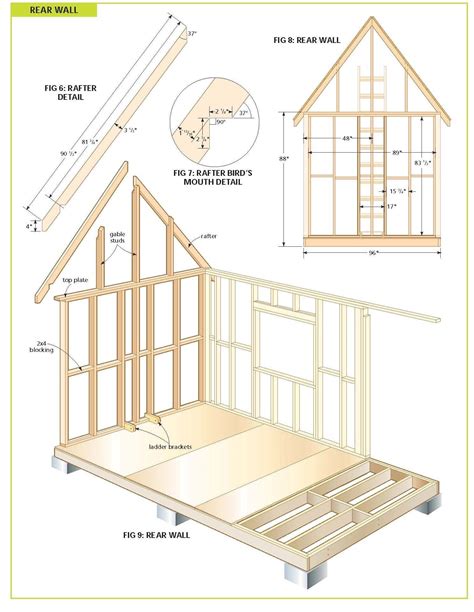 free wood cabin plans, step by step guide to building a tiny house ...