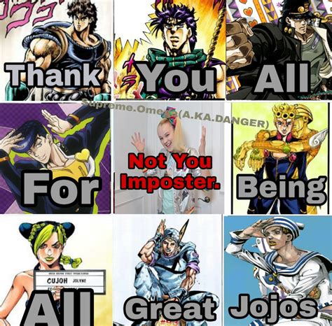 Jojo Siwa's bizarre ADventure - Meme by supreme.omega :) Memedroid