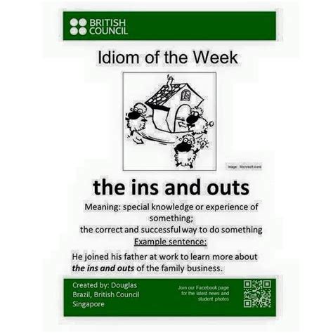 The ins and outs | Idioms, English language learning, Idioms and phrases