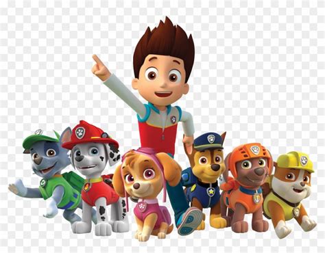 Clipart Paw Patrol Characters Png - Goimages Inc