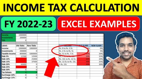 Income Tax Calculator India 2023 24 Excel - Image to u