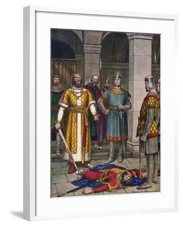 'Death of Odoacer, Killed by Theodoric, King of the Ostrogoths' Giclee ...