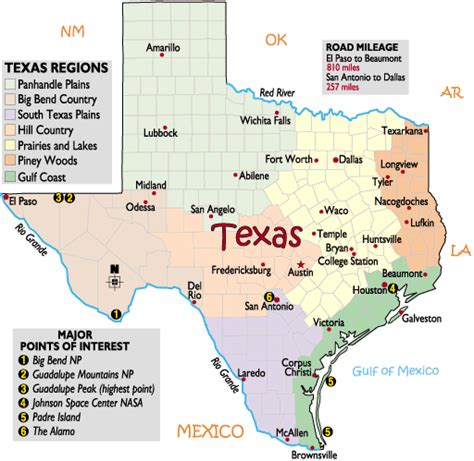 Texas Landform Map | Business Ideas 2013