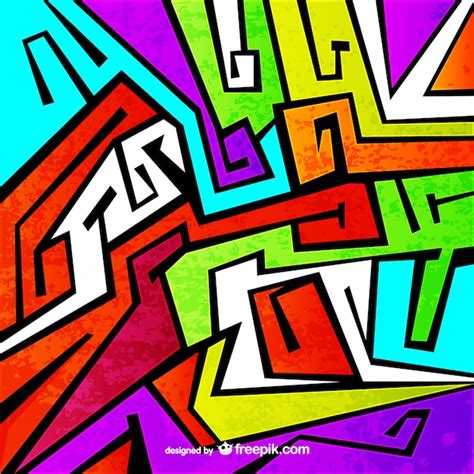 Free Vector | Colorful graffiti vector