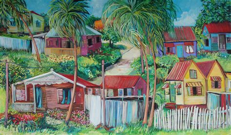 Life in Barbados Canvas - The Art Needlepoint Company