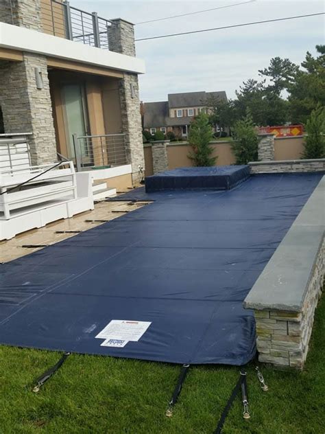 Winter Swimming Pool Safety Covers | Anchor Industries