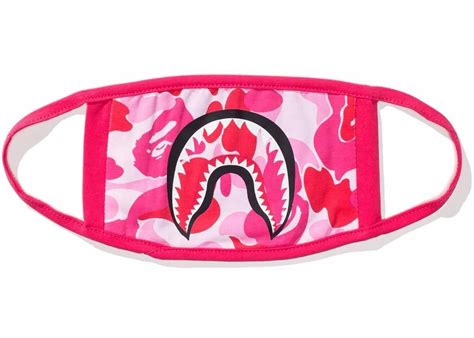 BAPE ABC Camo Shark Mask Pink Men's - FW18 - US