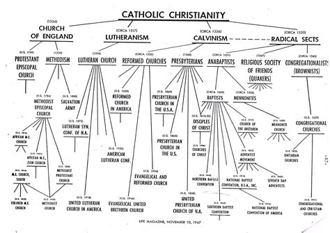 Christian Denominations. | Christian denomination, Calvinism, Reformed ...