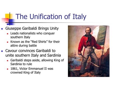 PPT - The Unification of Italy and Germany PowerPoint Presentation ...