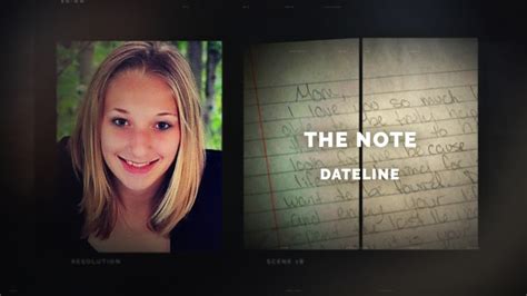 Watch the Dateline episode, “The Note,” now