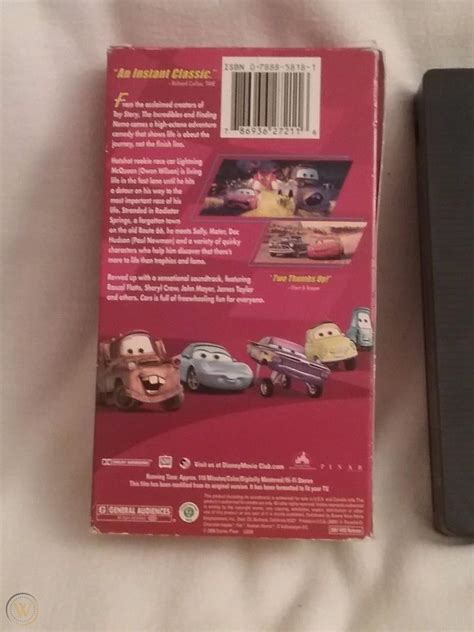 Disney Cars VHS Disney-Pixar Cars On VHS ULTRA RARE 2006, 47% OFF