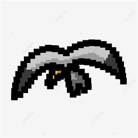 Bird Pixel Art PNG Image, Pixel Art Game Supplies Gray Bird, Abstract ...