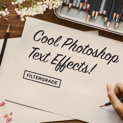 15 Cool Photoshop Text Effect Tutorials - FilterGrade