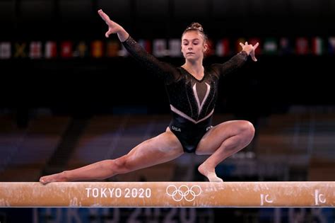 Grace McCallum on Beam at Tokyo 2021 Olympics Podium Training | US ...