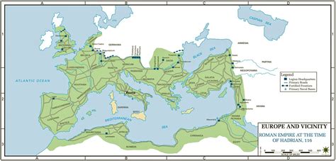 Map of the Roman Empire AD 117 | Roman empire, Map, Historical maps