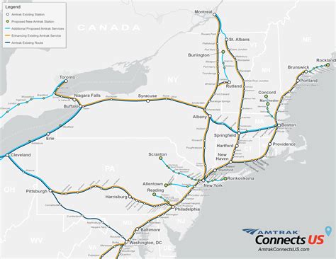 Amtrak Northeast Regional Map - Map Of South America