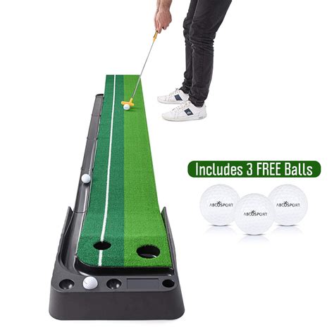 Indoor Golf Putting Practice Mat – Auto Ball Return Function – Life ...