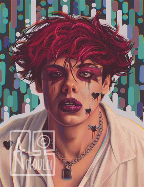 YUNGBLUD Art 8.5x11 Poster | Etsy