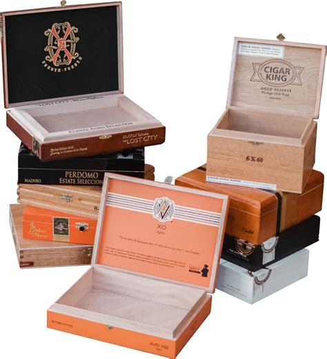 Classic Empty Cigar Boxes (10 Pack)