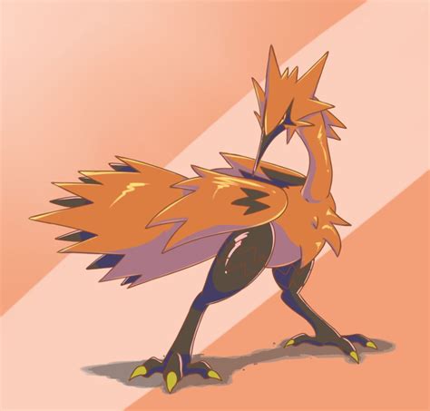 Galarian zapdos by anart2 on DeviantArt | Zapdos pokemon, Mythical ...