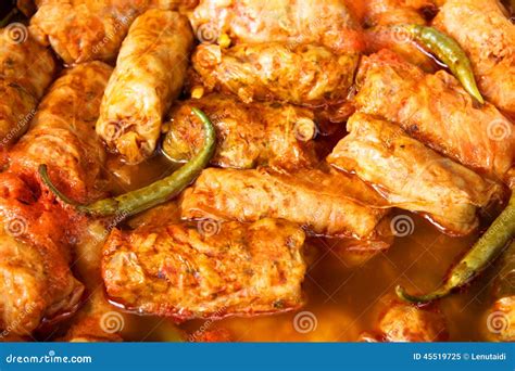 Romanian Cabbage Rolls - Sarmale Stock Image - Image of tasty, rolls ...