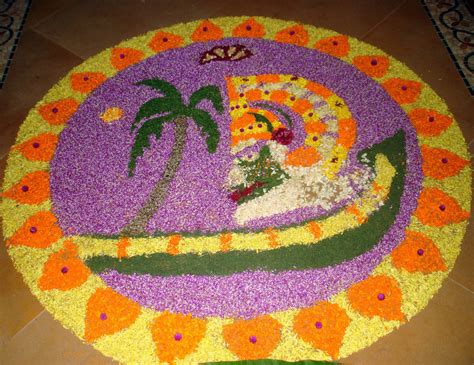 wallpapers name: Latest Kerala Onam Pookalam Designs