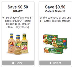 New Kraft Coupons for Salad Dressing and Pasta