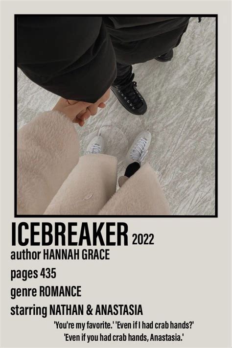 Icebreaker polaroid poster. | Book posters, Romantic books, Icebreaker