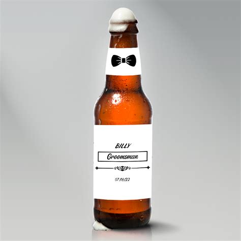 Will You Be My Groomsman Gifts - Custom Beer Bottle Labels (On Sale ...