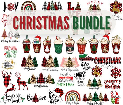 Christmas PNG Bundle Christmas PNG Bundle Christmas Bundle - Etsy