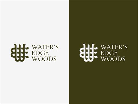 Waters Edge Woods Logo by Daniel Ross Luft on Dribbble